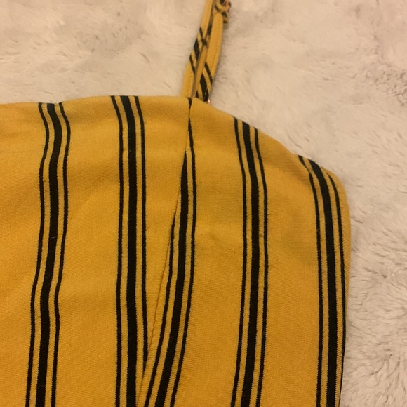 Blue notes Yellow Striped Jumpsuit Size S - Picture 8 of 8